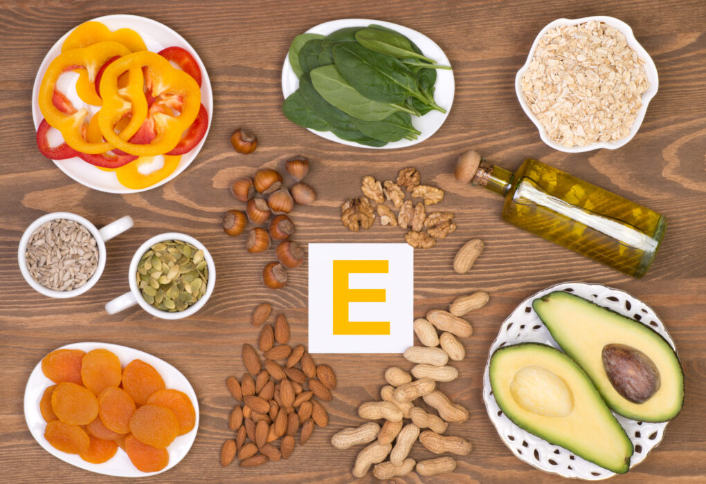 Vitamin E containing foods