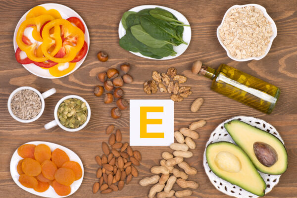 Vitamin E containing foods